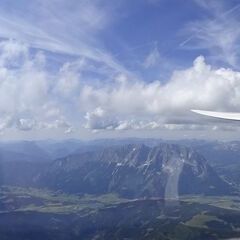 Flugwegposition um 13:47:44: Aufgenommen in der Nähe von Donnersbach, Österreich in 2458 Meter
